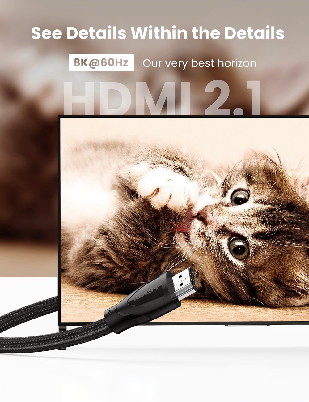 Ugreen 8K Ultra HD HDMI 2.1 Cable