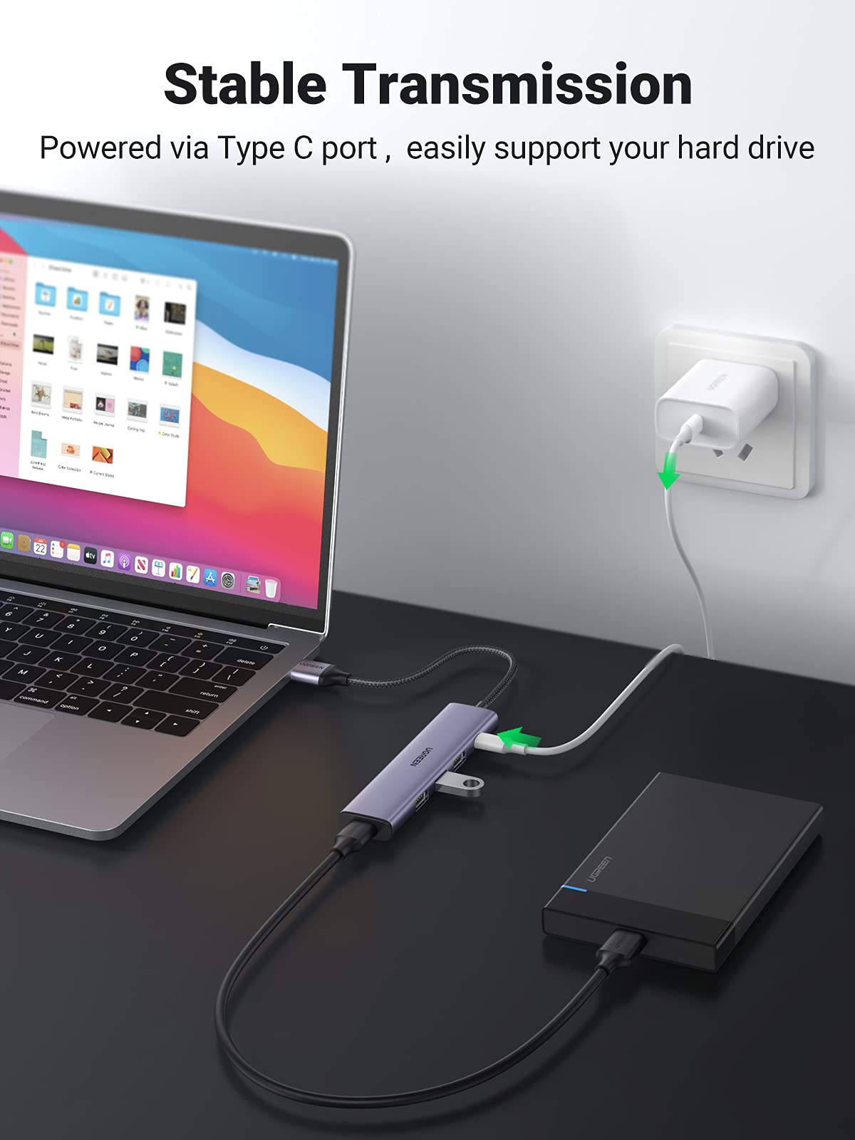 Ugreen 4 in 1 USB 3.0 Hub